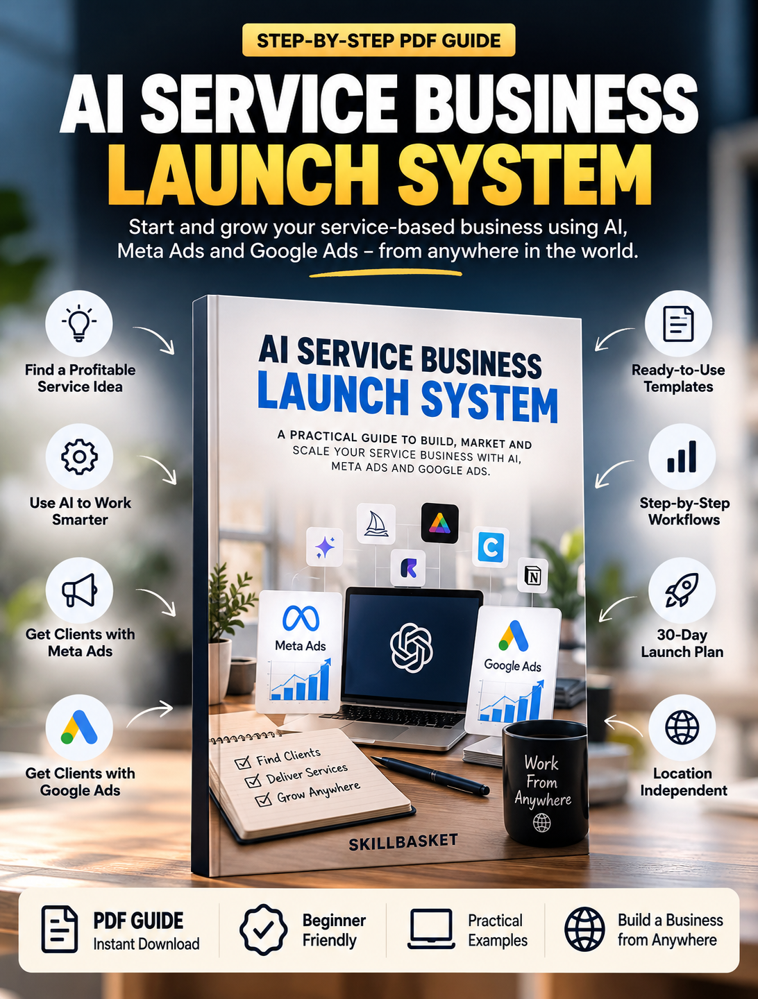 AI Service Business Launch System – Start & Grow Your Business with Meta Ads and Google Ads